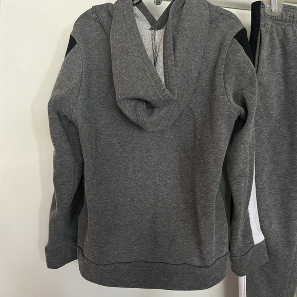 Puma Charcoal and Black Sweat Jogger Tracksuit - Picture 4 of 6